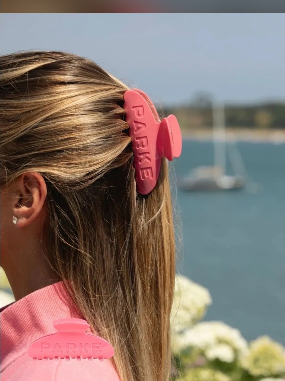 Parke Bloom Hair Claw Clip NWT